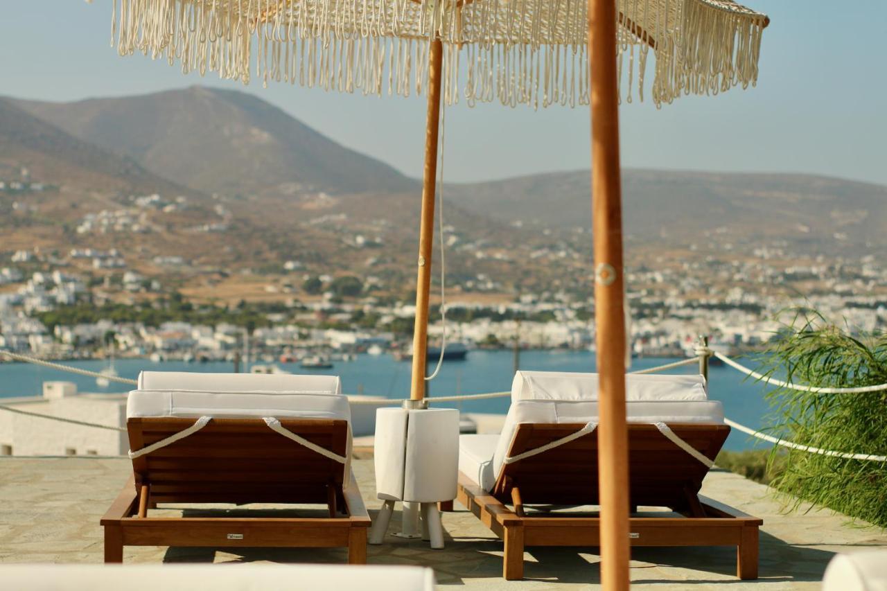 Blue Bay Heliolithos Hotel Páros Buitenkant foto